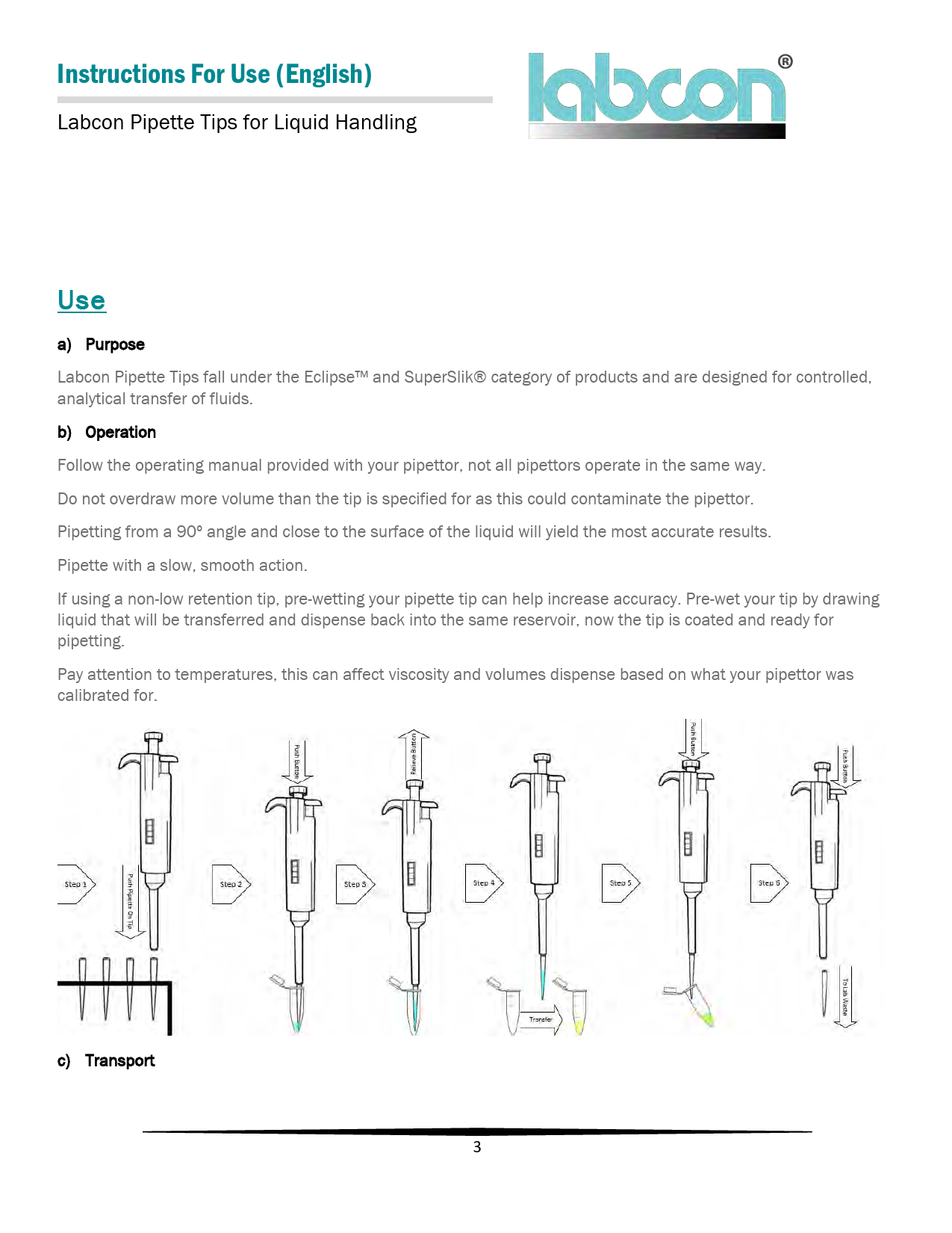 Labcon Pipette Tips